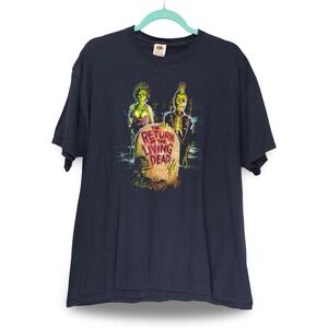 Fruit of the Loom Return of the Living Dead T-Shirt Mens XL Black Good